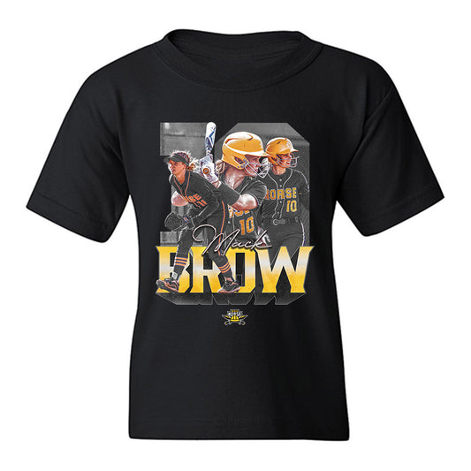 NKU - NCAA Softball : Mack Brow - Youth T-Shirt-0