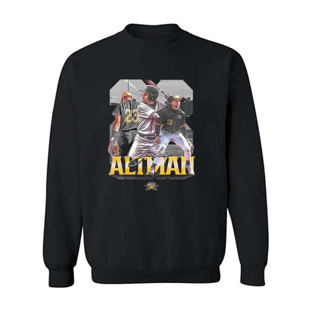 NKU - NCAA Baseball : Jake Altman - Player Collage Crewneck Sweatshirt-0