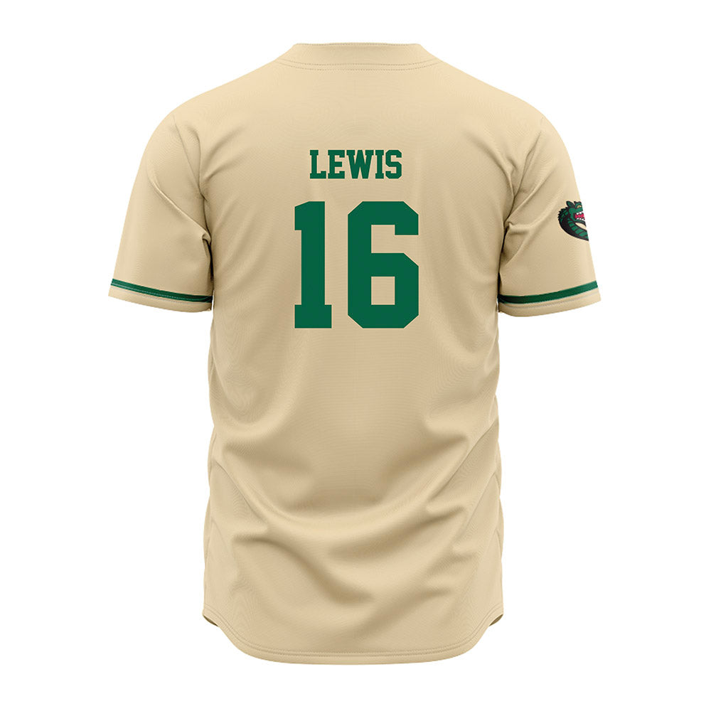 UAB - NCAA Baseball : Gavin Lewis - Cream Jersey-1