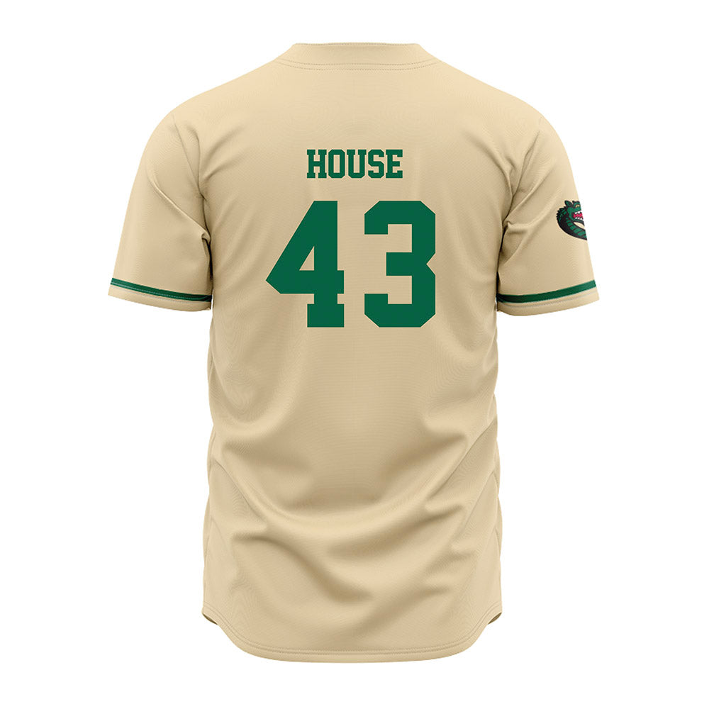 UAB - NCAA Baseball : brooks house house - Cream Jersey-1