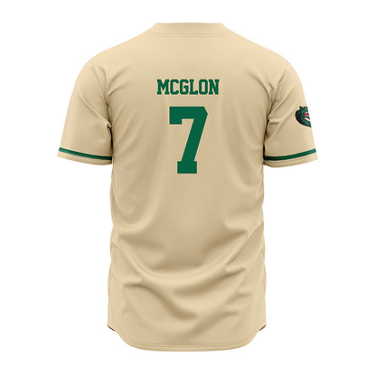 UAB - NCAA Baseball : Patrick McGlon - Cream Jersey-1