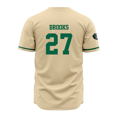 UAB - NCAA Baseball : Braxton Brooks - Cream Jersey-1