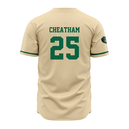 UAB - NCAA Baseball : Cole Cheatham - Cream Jersey-1