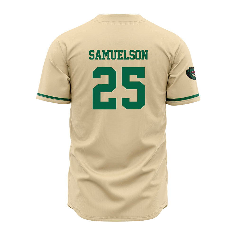 UAB - NCAA Baseball : Carter Samuelson - Cream Jersey-1