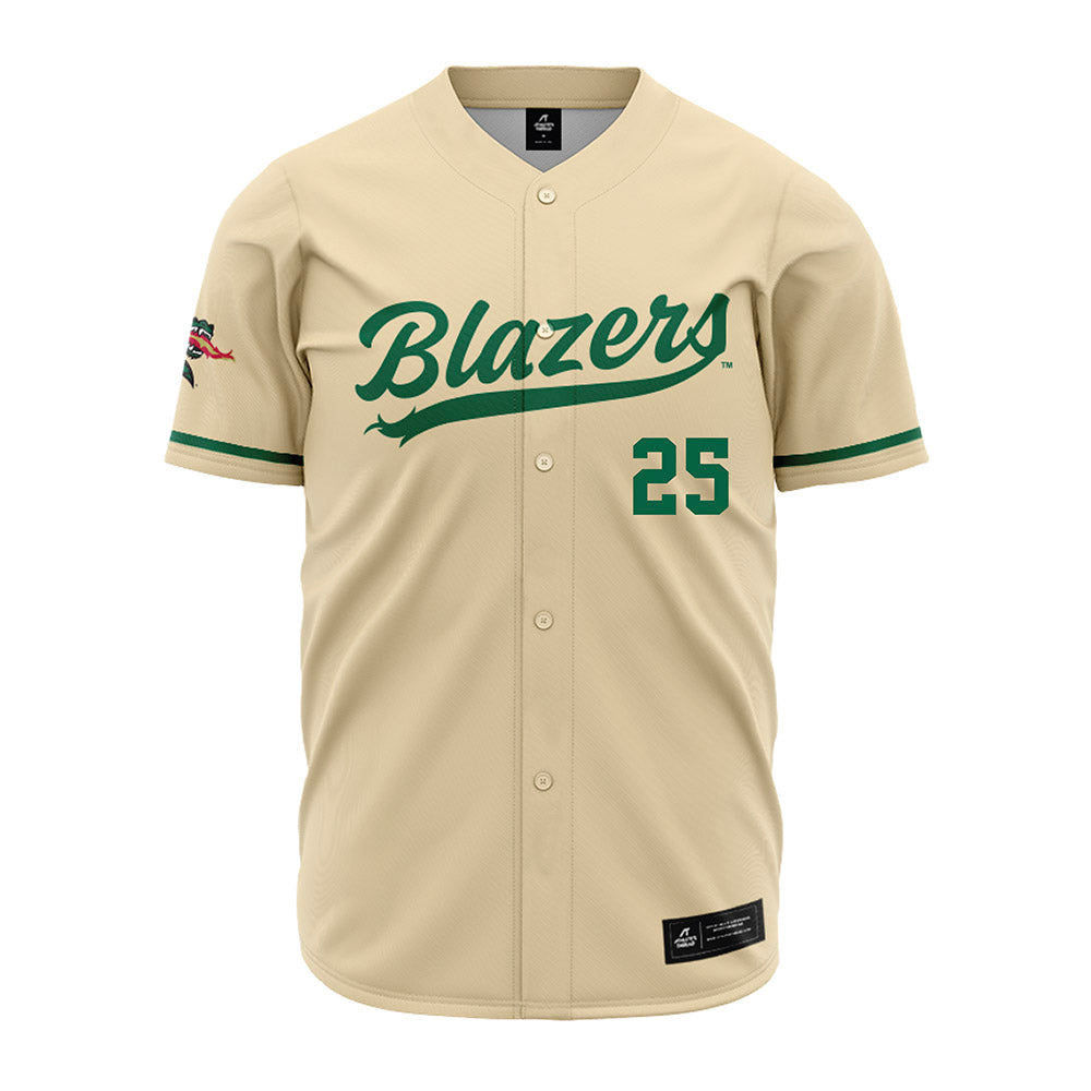 UAB - NCAA Baseball : Carter Samuelson - Cream Jersey-0