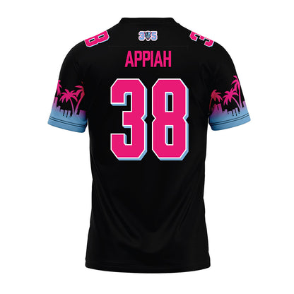 FIU - NCAA Football : Jesse Appiah - Vice Black Premium Football Jersey-1
