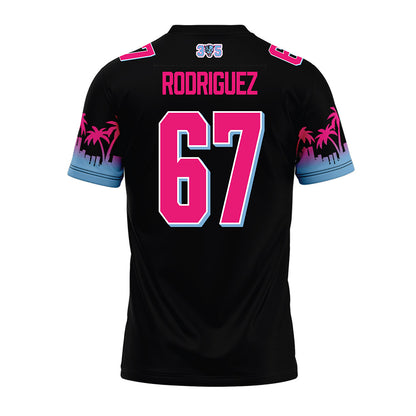 FIU - NCAA Football : Jon Rodriguez - Vice Black Premium Football Jersey-1