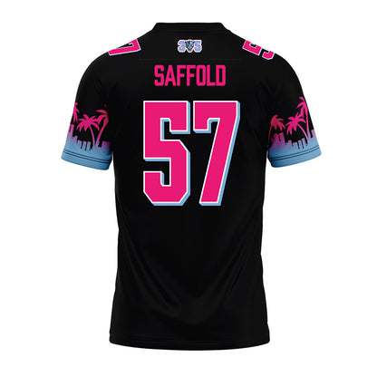 FIU - NCAA Football : Knajee Saffold - Vice Black Premium Football Jersey-1