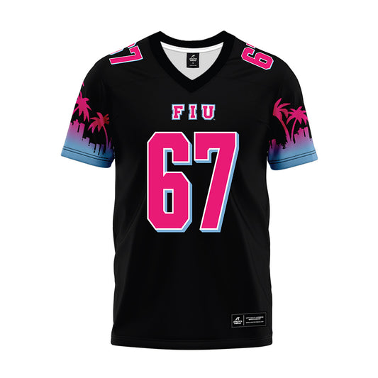 FIU - NCAA Football : Jon Rodriguez - Vice Black Premium Football Jersey-0