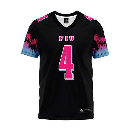 FIU - NCAA Football : Alex Perry - Vice Black Premium Football Jersey-0