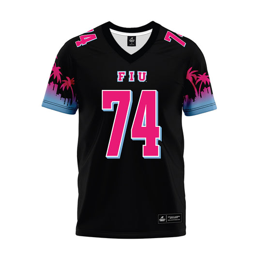 FIU - NCAA Football : Matias Garcia - Vice Black Premium Football Jersey-0