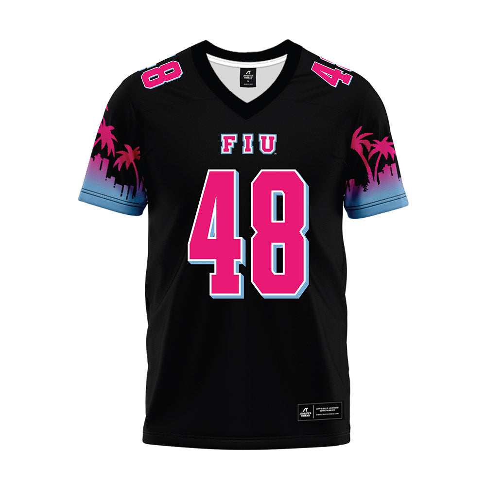 FIU - NCAA Football : Robert Czeremcha - Vice Black Premium Football Jersey-0