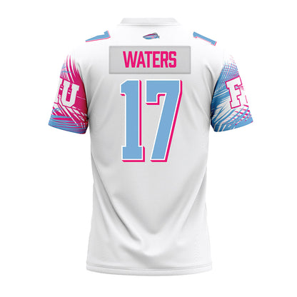 FIU - NCAA Football : Zachary Waters - Vice White Premium Football Jersey-1