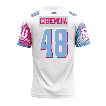 FIU - NCAA Football : Robert Czeremcha - Vice White Premium Football Jersey-1