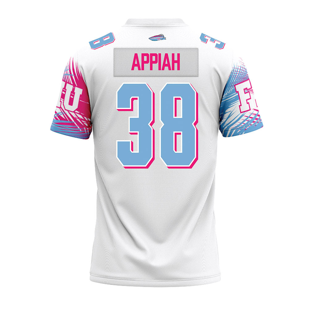 FIU - NCAA Football : Jesse Appiah - Vice White Premium Football Jersey-1