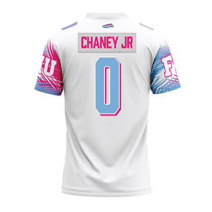 FIU - NCAA Football : Johnny Chaney Jr - Vice White Premium Football Jersey-1