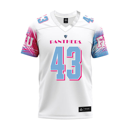 FIU - NCAA Football : Robert Williams - Vice White Premium Football Jersey-0