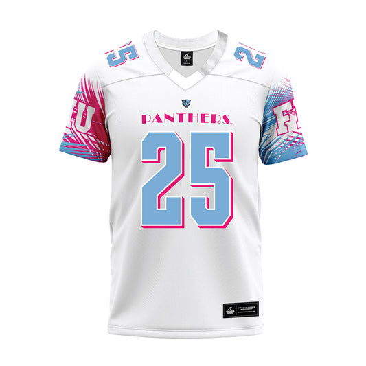 FIU - NCAA Football : Kenton Simmons - Vice White Premium Football Jersey-0