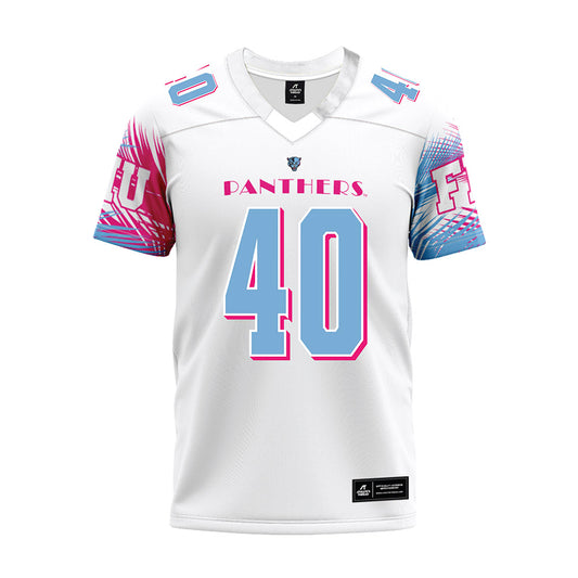 FIU - NCAA Football : Orlando Syph-Timmons - Vice White Premium Football Jersey-0