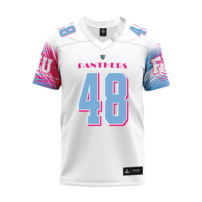 FIU - NCAA Football : Robert Czeremcha - Vice White Premium Football Jersey-0