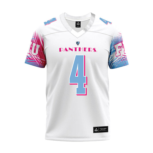 FIU - NCAA Football : Alex Perry - Vice White Premium Football Jersey-0