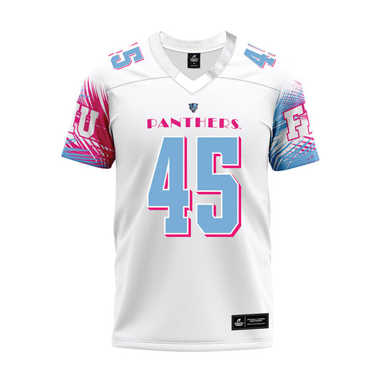 FIU - NCAA Football : Lamont Green Jr. - Vice White Premium Football Jersey-0