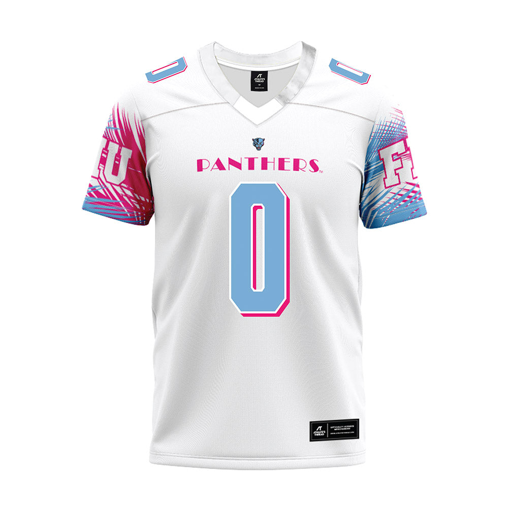 FIU - NCAA Football : Dallas Payne - Vice White Premium Football Jersey-0