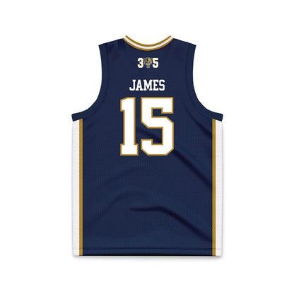 FIU - NCAA Women's Basketball : Fantasia James - Road Blue Basketball Jersey-1