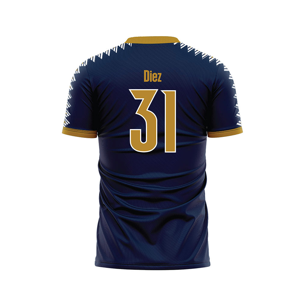 FIU - NCAA Women's Soccer : Isabella Diez - Road Blue Soccer Jersey-1