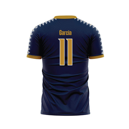 FIU - NCAA Women's Soccer : Barbara Garcia - Road Blue Soccer Jersey-1