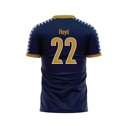 FIU - NCAA Women's Soccer : Kennedy Floyd - Road Blue Soccer Jersey-1