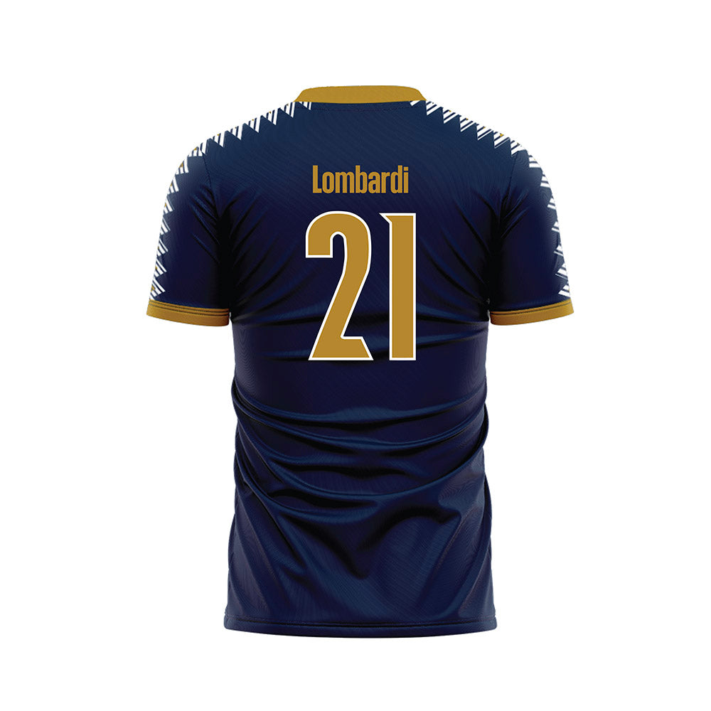 FIU - NCAA Women's Soccer : Delfina Lombardi - Road Blue Soccer Jersey-1