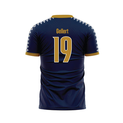 FIU - NCAA Women's Soccer : Mona Gellert - Road Blue Soccer Jersey-1