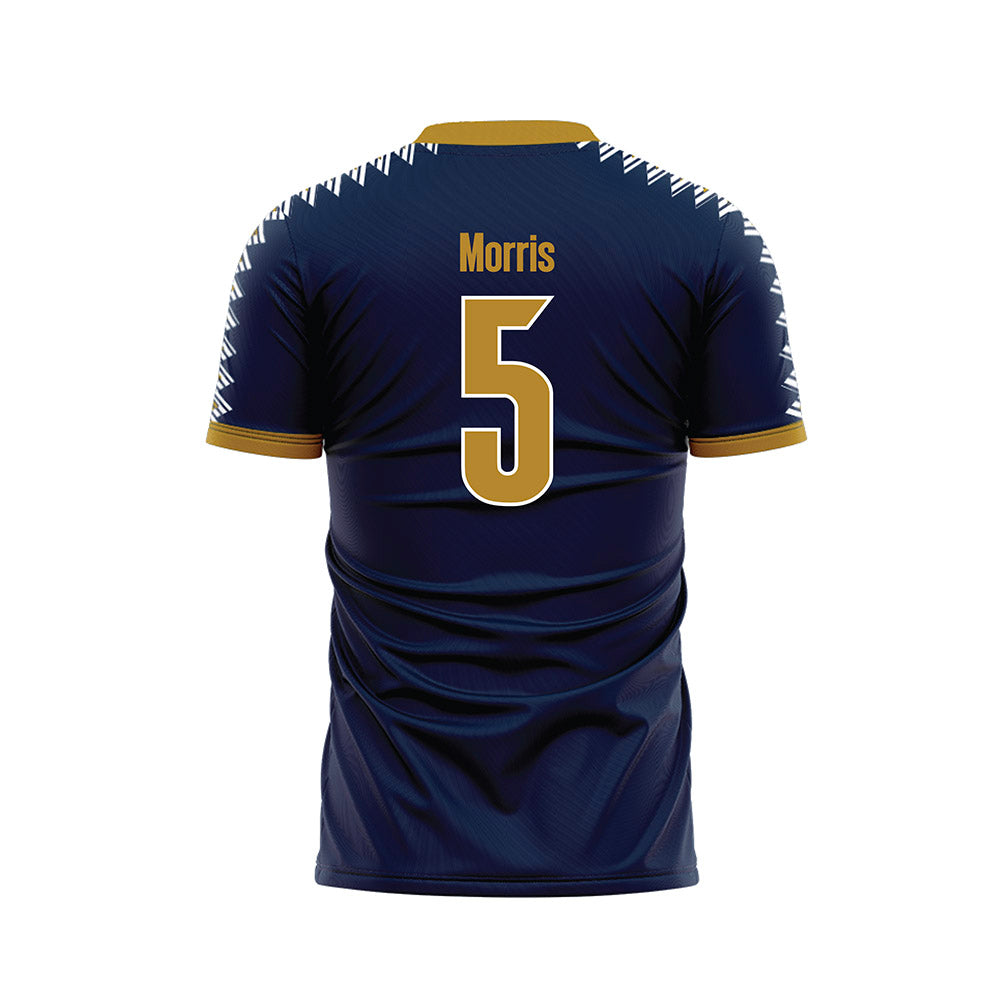 FIU - NCAA Women's Soccer : Grace Morris - Road Blue Soccer Jersey-1