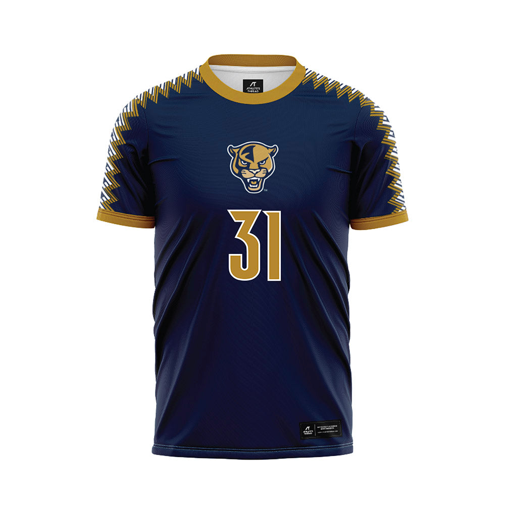 FIU - NCAA Women's Soccer : Isabella Diez - Road Blue Soccer Jersey-0