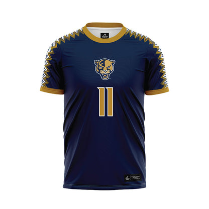 FIU - NCAA Women's Soccer : Barbara Garcia - Road Blue Soccer Jersey-0