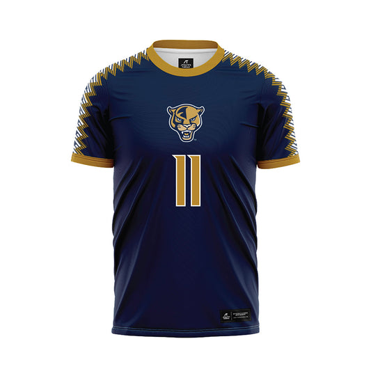 FIU - NCAA Women's Soccer : Barbara Garcia - Road Blue Soccer Jersey-0