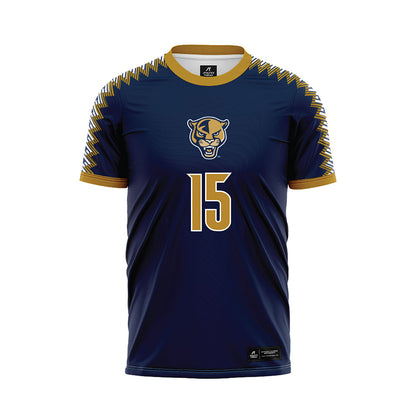 FIU - NCAA Women's Soccer : Maya Maxwell - Road Blue Soccer Jersey-0