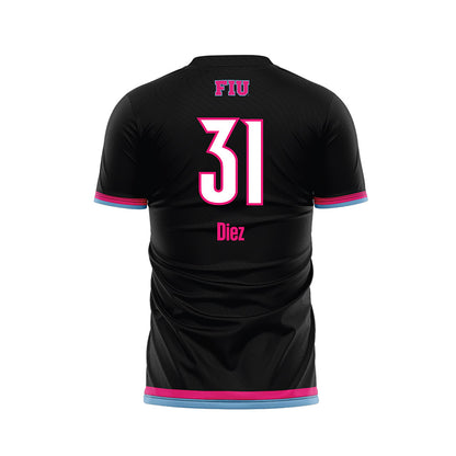 FIU - NCAA Women's Soccer : Isabella Diez - Vice Black Soccer Jersey-1