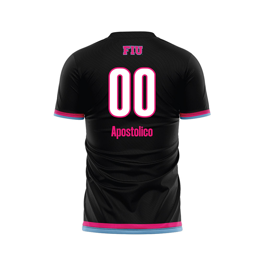 FIU - NCAA Women's Soccer : Ambar Apostolico - Vice Black Soccer Jersey-1