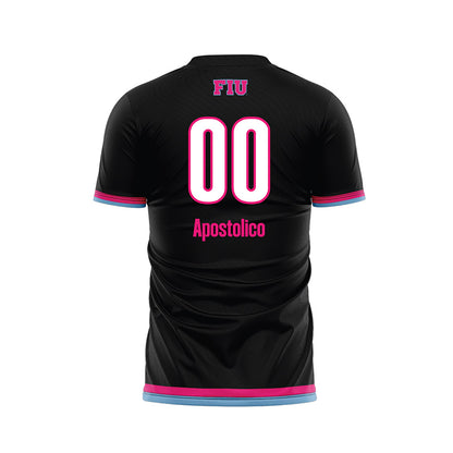 FIU - NCAA Women's Soccer : Ambar Apostolico - Vice Black Soccer Jersey-1