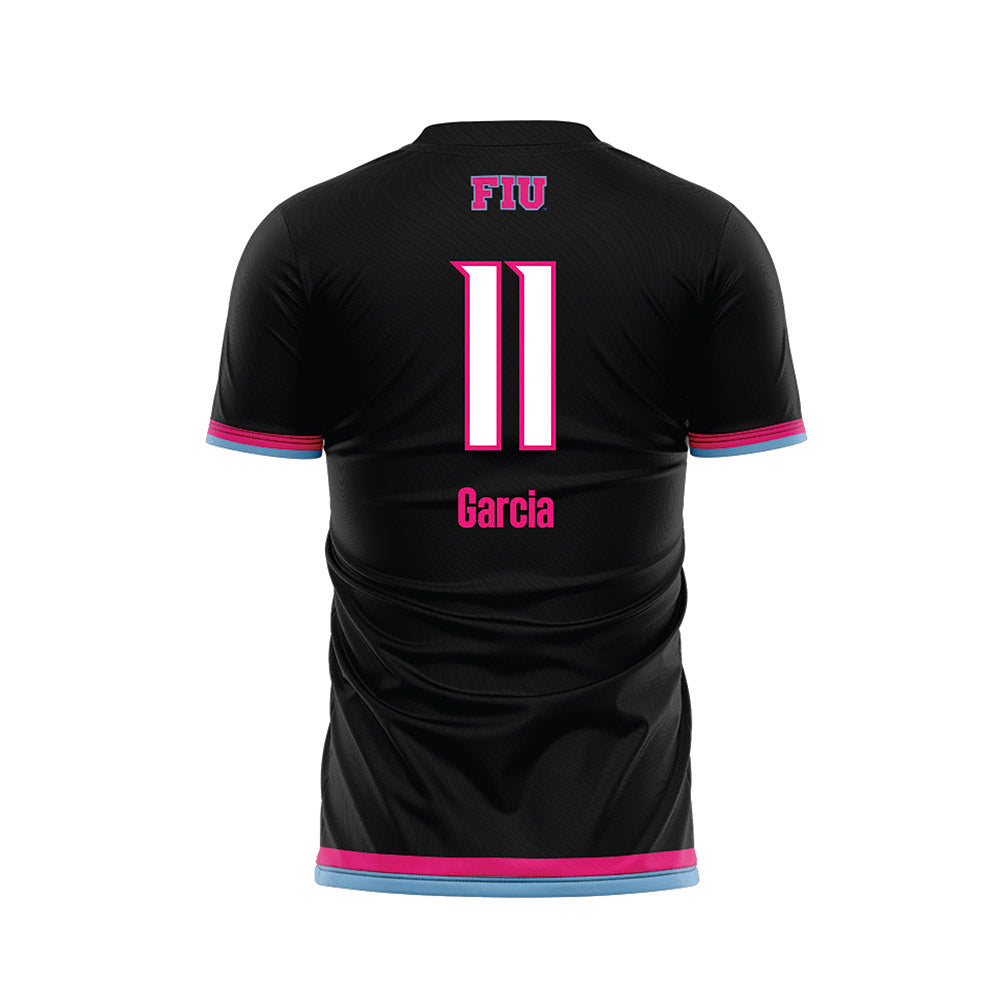 FIU - NCAA Women's Soccer : Barbara Garcia - Vice Black Soccer Jersey-1