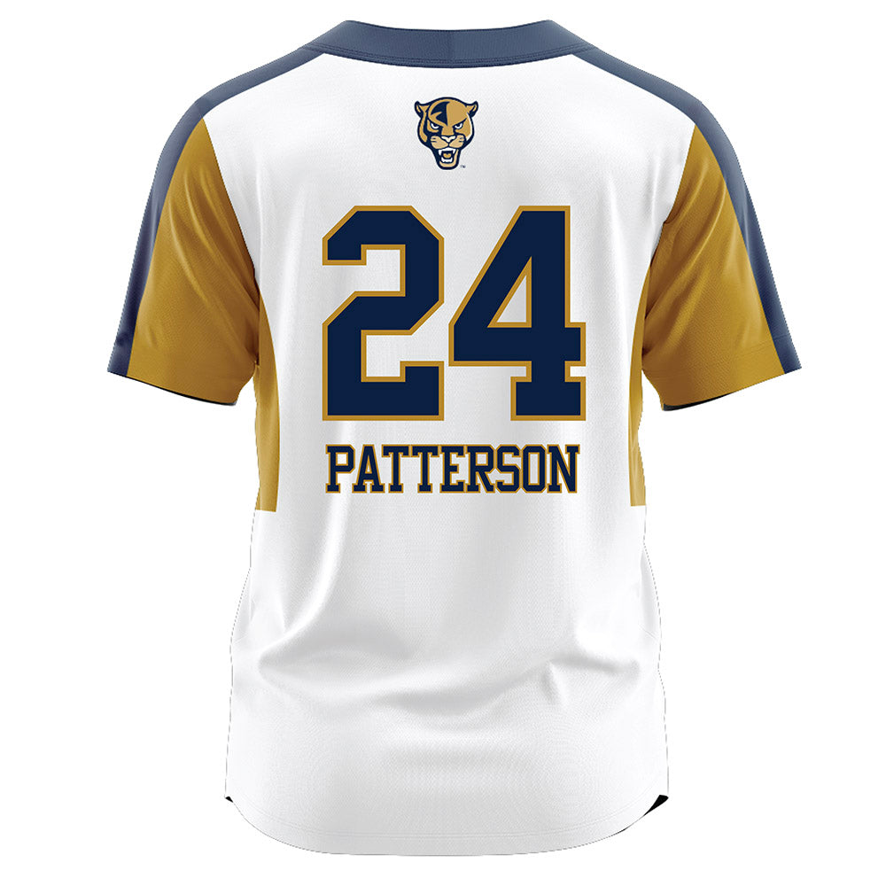 FIU - NCAA Softball : Caity Patterson - Navy Blue Jersey-1