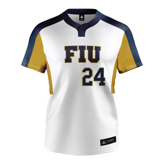 FIU - NCAA Softball : Caity Patterson - Navy Blue Jersey-0