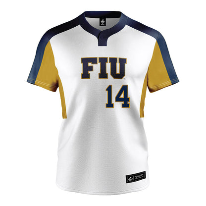 FIU - NCAA Softball : Megan Kruger - Home White Jersey-0