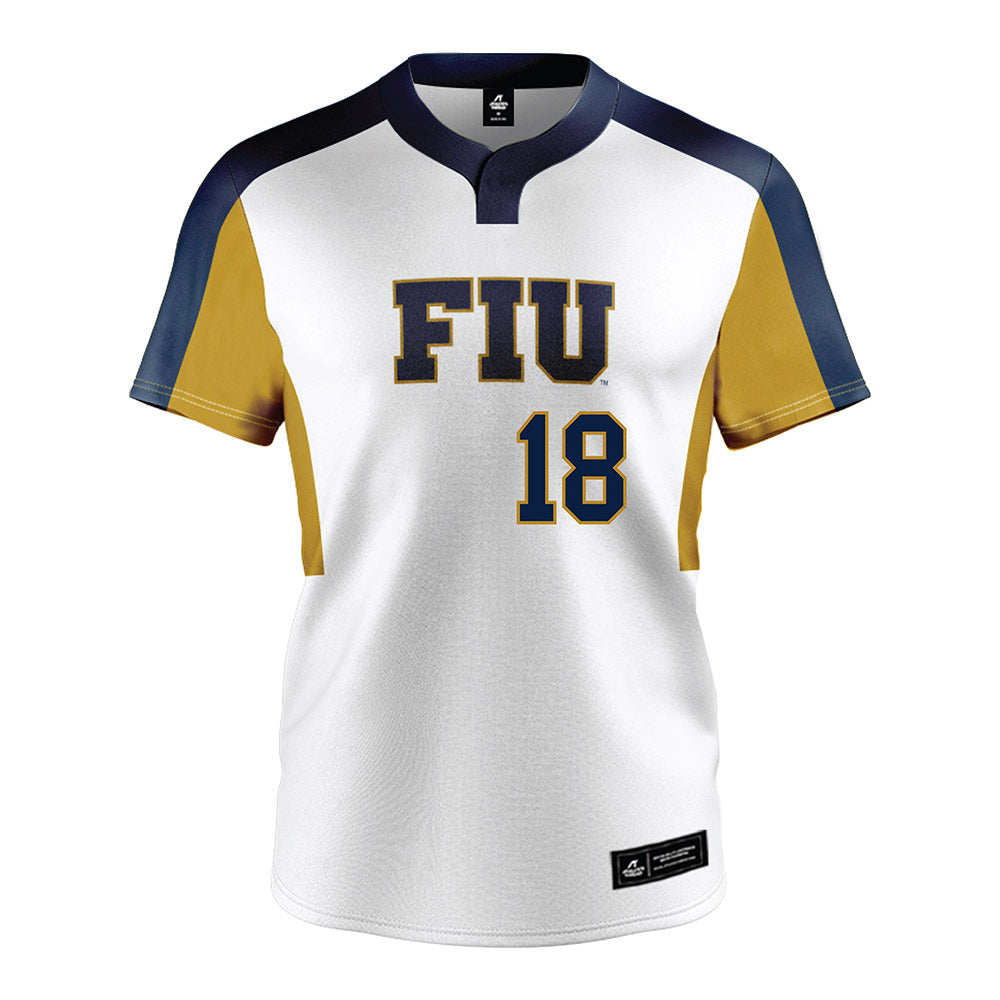FIU - NCAA Softball : Paige Miller - Home White Jersey-0