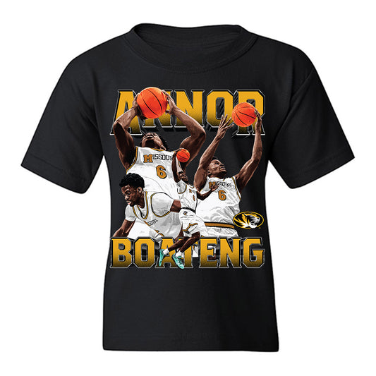 Missouri - NCAA Men's Basketball : Annor Boateng - Collage Youth T-Shirt-0