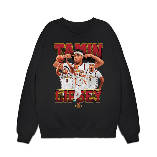 Iowa State - NCAA Men's Basketball : Tamin Lipsey - Premium Crewneck Sweatshirt-0