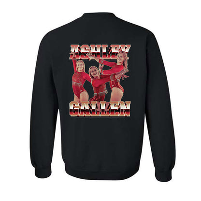 DU - NCAA Women's Gymnastics : Ashley Gallen - Player Collage Crewneck Sweatshirt-1