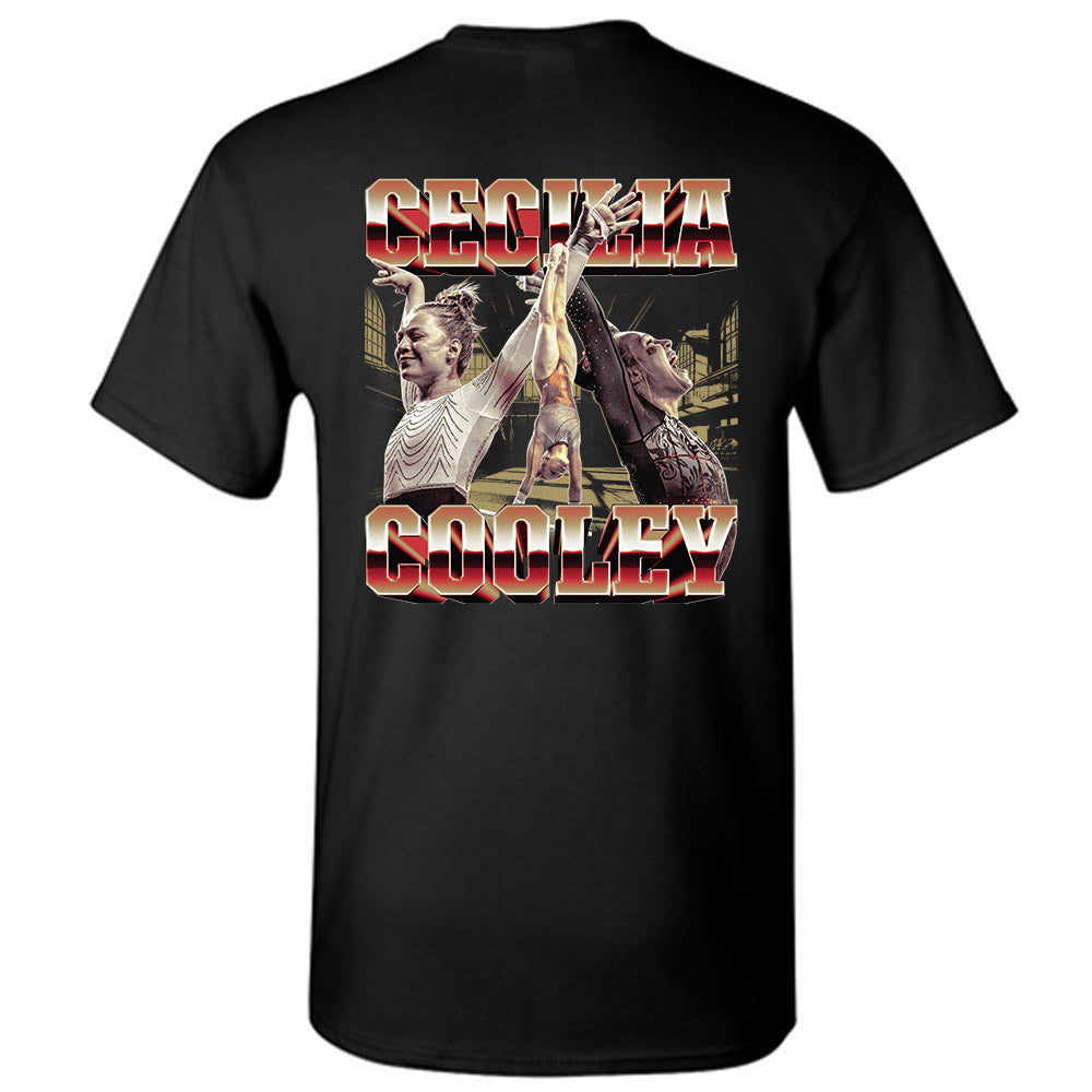 DU - NCAA Women's Gymnastics : Cecilia Cooley - Player Collage T-Shirt-1